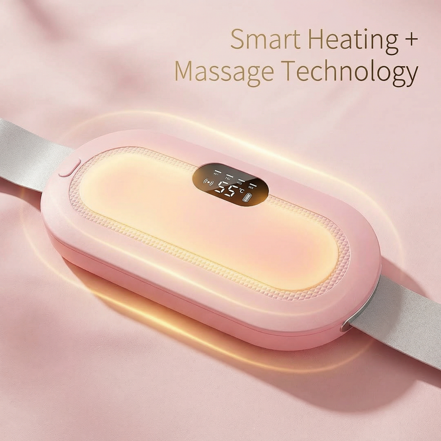 Get Instant Period Pain Relief in 5 Minutes 💖 | Wireless Heating & Massage Belt for Women (No Medicines Needed)